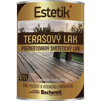 Lak na dřevo Bochemit Estetik Terasový Lak Barva: ořech, Objem: 2,5 l