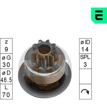 Startér Volnobezny prevod, starter, ZN0713