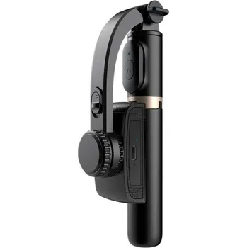 CYKE Q08 Bluetooth selfie tyč s tripodem a Gimbal stabilizátorem pro iPhone - černá