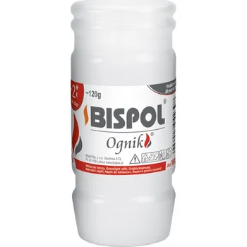Svíčka Bispol Ognik litá hřbitovní svíčka 11 x 4,9 cm 120 g 2 dny
