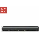 LYNX 19" patch panel 24-port, FTP Cat6a, 50µ, stíněný, černý