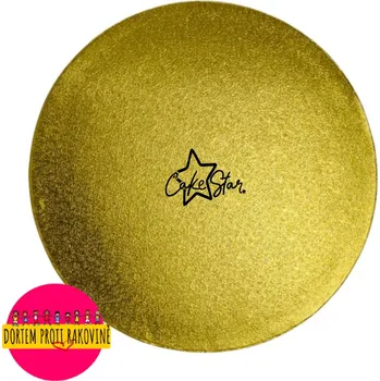 Cake Star Tác pevný zlatý grape 36cm 14"