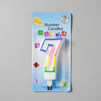 Dortová svíčka Dortová svíčka duhová č.7