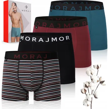 Pánská móda 4 x pánské boxerky slipy 4pack klasické bavlněné Moraj mix barev vel. XXL