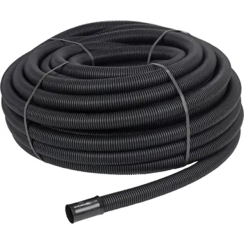 kabelová chránička TRUBKA KORUGOVANÁ OHEBNÁ 200 ČERNÁ