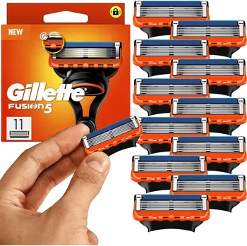 Vrták Gillette Fusion5 náhradní břity 11 kusů originál