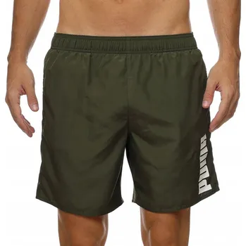 Pánské kraťasy Y7989 PUMA PÁNSKÉ ŠORTKY NA ZAVAZOVÁNÍ S LOGEM KRAŤASY Mid Shorts L