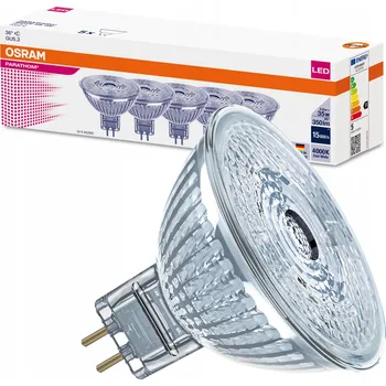 Žárovka Osram LED žárovka reflektor MR16 3.8W GU5.3 4000K 350lm 12V 36°