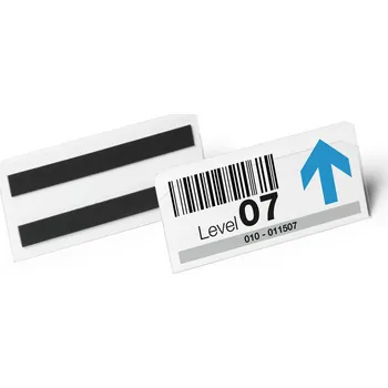 Informační tabulka Odolná kapsa na etikety HARD COVER, magnetická, 150 x 67 mm, BJ = 10 ks