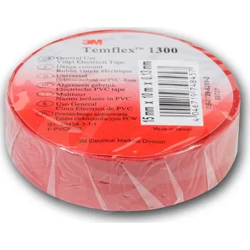 Lepicí páska PÁSKA TEMFLEX 165/1500 15mmx10m rudá