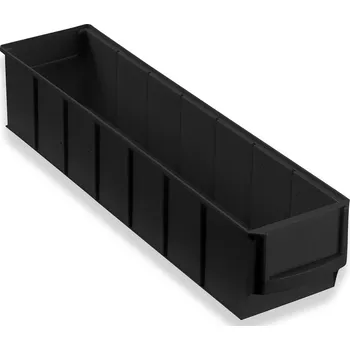 Vložka do organizéru na nářadí ESD přihráda pro-line C2-S, PP, 91 x 400 x 81 mm, černá, BJ = 48 ks