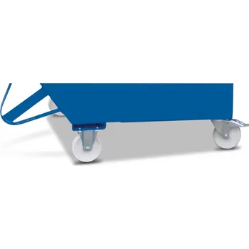 Sada koleček až 2500 kg zatížení, pro ocelový výklopný vozík, 2 pevná- a 2 řídící kolečka