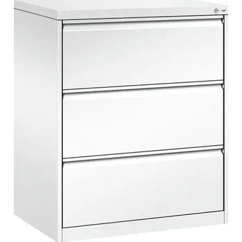 Jednací stůl Zásuvková kartotéka C+P Acurado, 787 x 590 x 1045 mm, bílá