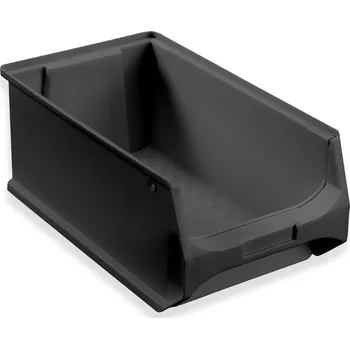 Vložka do organizéru na nářadí ESD skladovací přihrádka pro-line B4, PP, 200 x 350 x 150 mm, černá, BJ = 12 ks