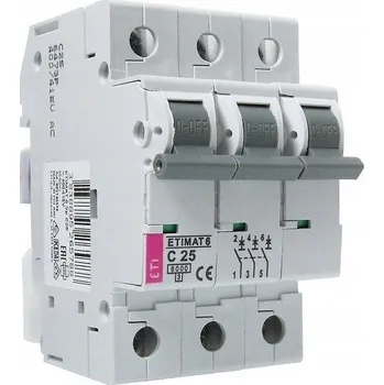 Jistič ETI ETIMAT COLOUR B 3p 50A 6kA, jistič
