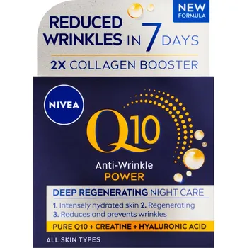 Pleťový krém Nivea Q10 Power noční krém s kreatinem 50ml