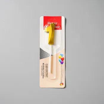 Dortová svíčka Dortová svíčka zlatá č.1