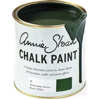 Vodová barva Annie Sloan Křídová Barva – Amsterdam Green - Tmavě zelená 120ml