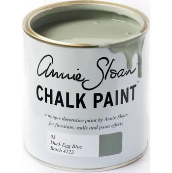 Speciální výtvarná barva Annie Sloan Křídová Barva – Duck Egg Blue - Šedá zelená 120ml