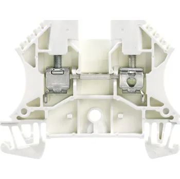 WDU 4 WS, Průchozí svorkovnice, Šroubové připojení, Bílá, 4 mm², 32 A, 800 V, 1036700000