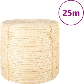 Železářství zahrada-XL Provaz 100% sisal 6 mm 25 m 155012