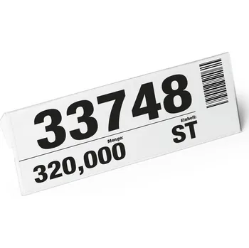 Informační tabulka Odolná kapsa na štítky HARD COVER, 1/2 DIN A5 na šířku, BJ = 10 ks