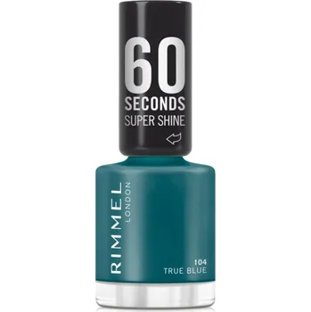 Rimmel 60 Seconds Super Shine lak na nehty odstín 104 True Blue 8 ml