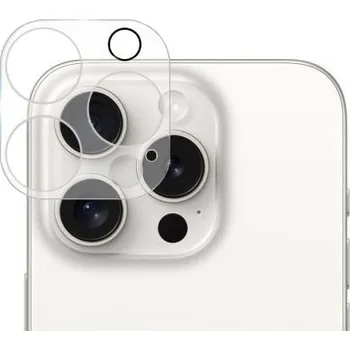 Tvrzené sklo k ochraně čoček zadního fotoaparátu pro iPhone 15 Pro / 15 Pro Max - čiré