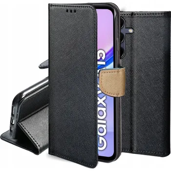 Pouzdro na mobilní telefon Flipové pouzdro Hero Case pro Samsung Galaxy A15, černé