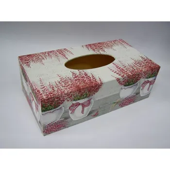 Krabice na papírové kapesníky - Vřes