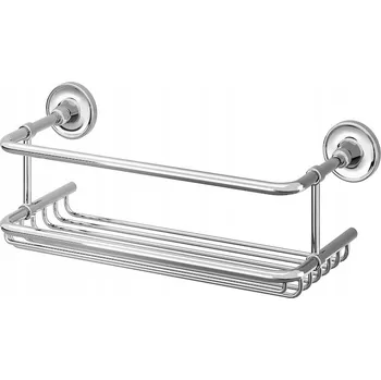 IKEA BROFJÄRDEN Polička do sprchy, chromovaný vzhled, 33x12 cm