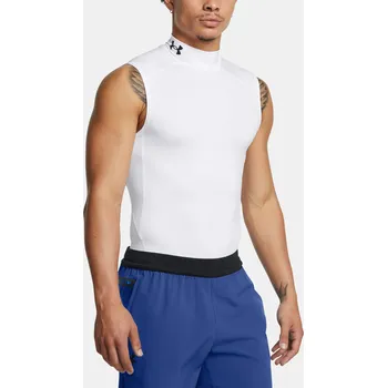 Pánské tílko Pánské tílko Under Armour UA HG Armour Comp Mock SL 1361521-100 Bílá LG