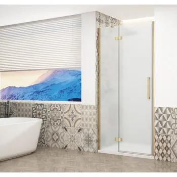 TRINITY GOLD MATT sprchové dveře do niky 1200mm, matné sklo, levé GT1212ML-G