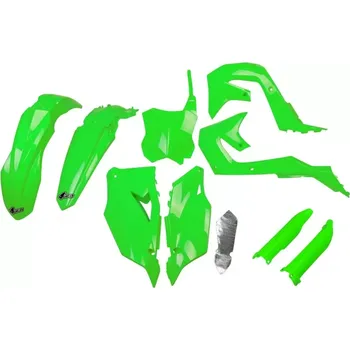 Sada plastů UFO KAWASAKI KXF 450 2019-2023 fluo zelená