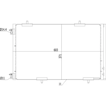 Ventilátor topení a klimatizace Kondenzátor klimatizace HART 621 611