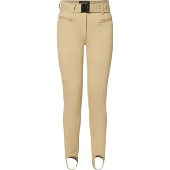 Cyklistické kalhoty Dámské slim fit kalhoty Goldbergh Paris Long Ski Pants Caramello