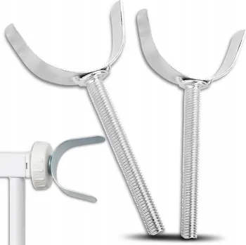 Obraz Zábrana na dveře, schody Omna rozpěrová, s rozšířením, stříbrná