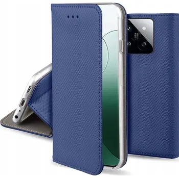 Pouzdro na mobilní telefon Pouzdro pro XIAOMI 14 SMART MAGNET + 9H SKLO
