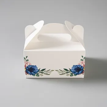 Krabička na výslužku Výslužková krabice s rukojetí Blue 13x9x7cm