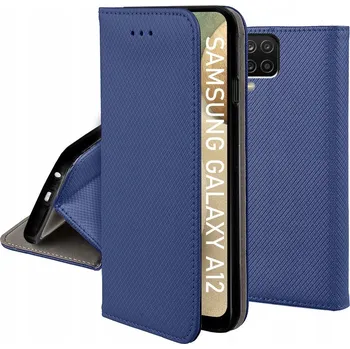 Pouzdro na mobilní telefon Pouzdro S-MAGNET + sklo pro Samsung Galaxy A12/M12