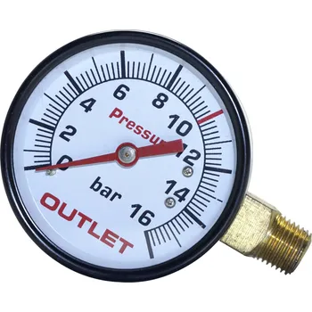 Příslušenství k čerpadlu NuAir Manometr D63 1/4" (0-16bar)