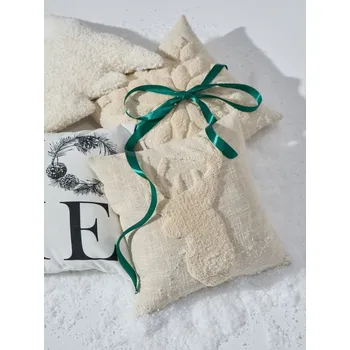 Povlak na dekorativní polštářek Sinsay - Povlak na polštář s motivem soba - krémová - 945FP-01P - 945FP-01P-ONE