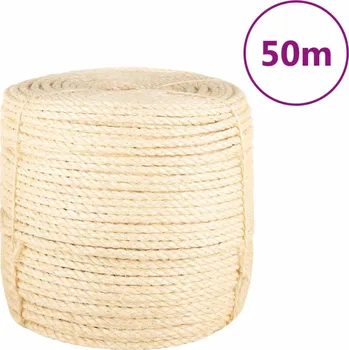Železářství zahrada-XL Provaz 100% sisal 8 mm 50 m 155018