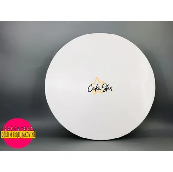 Cake Star Tác pevný bílý grape 20cm