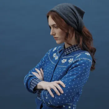 Dámský svetr EMILE ET IDA Kardigan CAMOMILLE - JACQUARD Velikost: M