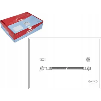 Brzdová hadice BRZDOVÁ HADICE FLEXIBILNÍ NISSAN CORTECO