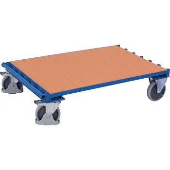 Plošinový vozík Vozík na deskový materiál, TPE kolečka, 1600 x 800 mm
