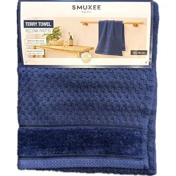 Ručník Smukee Froté Ručník 50x90 cm 100% bavlna Tmavě Modrá (Granatowy)