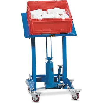 Dílenský stůl Stojan na materiál FH, hydraulicky výškově nastavitelný