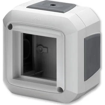 Elektroinstalační krabice ABB VARIANT Krabice nástěnná IP20, pro přístroje 45x45, pro průběžnou montáž, šedá